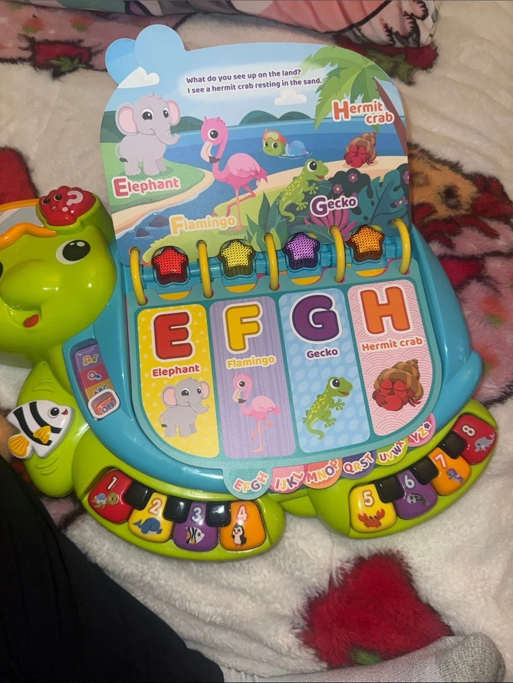 VTech Touch & Teach Sea Turtle Learning Toy - Blue & Green